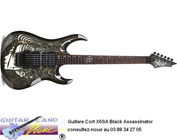 Guitare Cort X6SA Black Assassinator